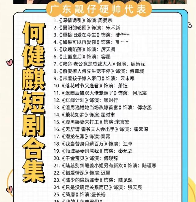 何健麒短剧合集
